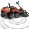 Husqvarna R112iC Akkumulátoros Rider, fűnyíró traktor, Combi 85cm vágóasztallal